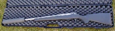 Tikka M595 .270 hunting rifle in case with Reflex Suppressor